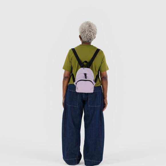 NEW Baggu Mini Backpack in Dusty Pink - Picture 3 of 7